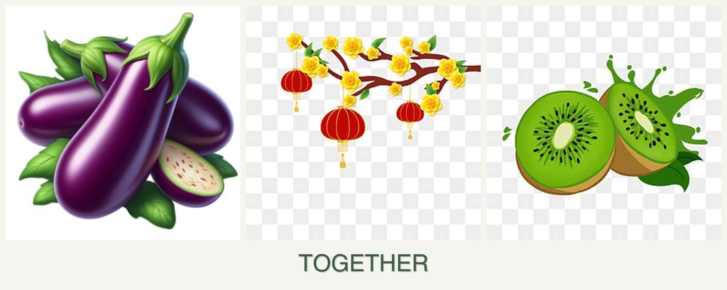 Can you plant eggplant, apricots and kiwi together?