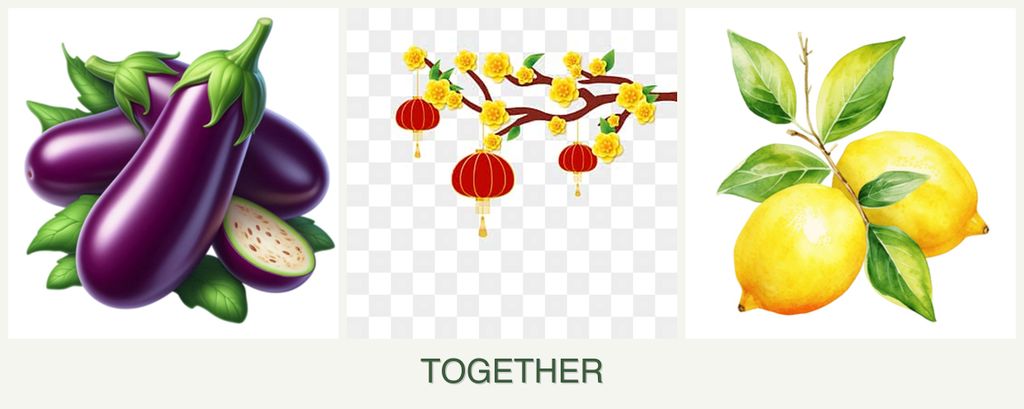 Can you plant eggplant, apricots and lemons together?