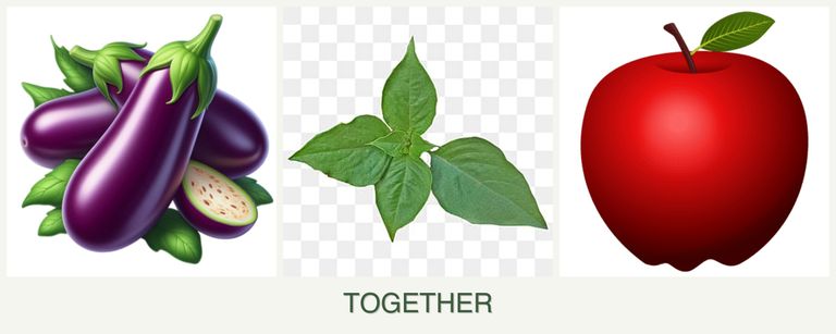 Can you plant eggplant, basil and apples together?