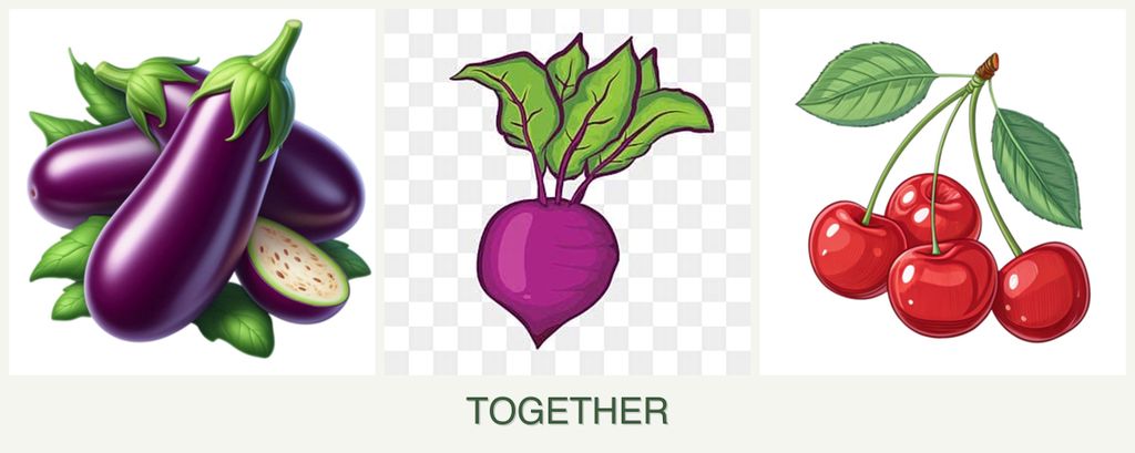 Can you plant eggplant, beets and cherries together?