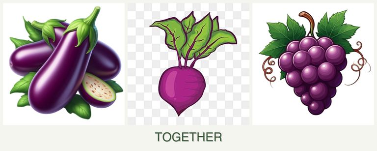 Can you plant eggplant, beets and grapes together?