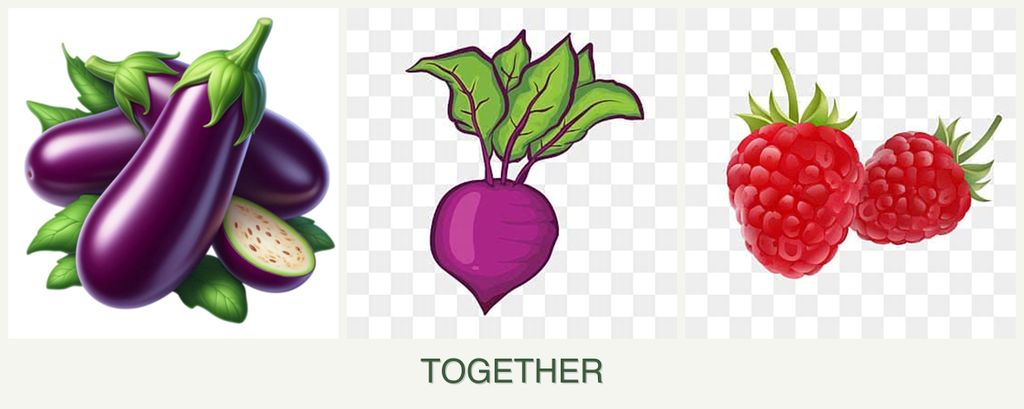 Can you plant eggplant, beets and raspberries together?