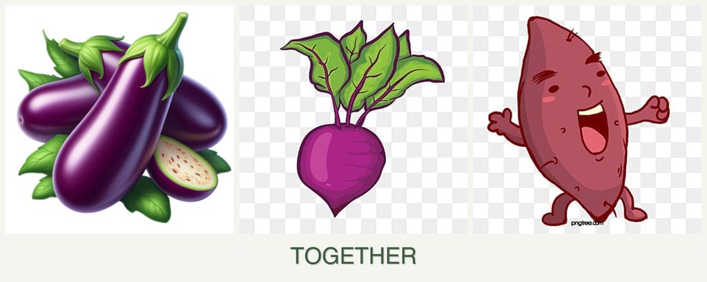 Can you plant eggplant, beets and sweet potatoes together?