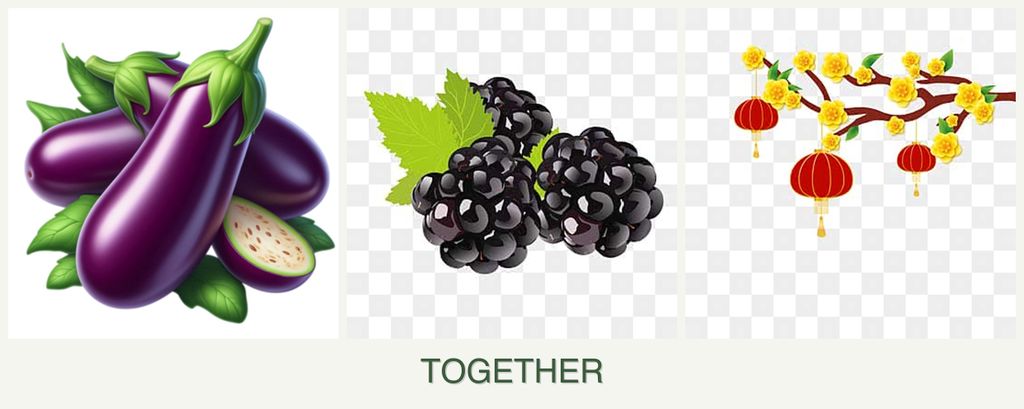 Can you plant eggplant, blackberries and apricots together?
