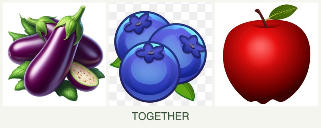 Can you plant eggplant, blueberries and apples together?