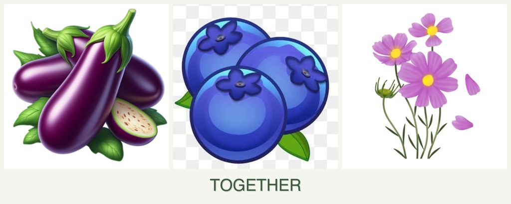 Can you plant eggplant, blueberries and cosmos together?