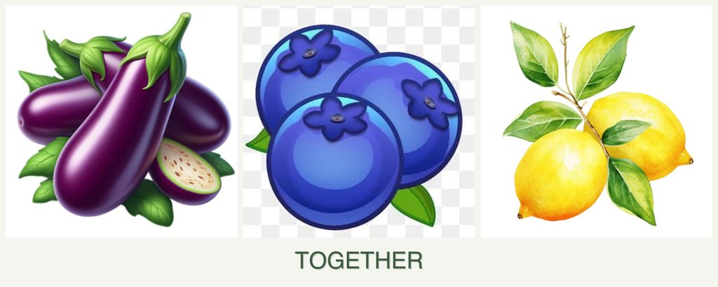 Can you plant eggplant, blueberries and lemons together?