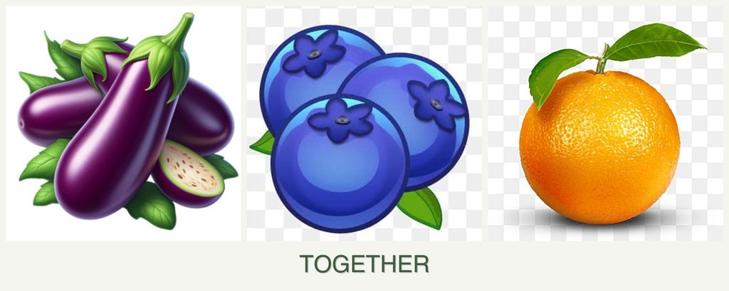 Can you plant eggplant, blueberries and oranges together?