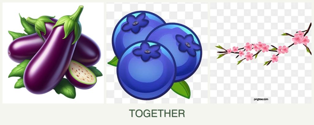 Can you plant eggplant, blueberries and peaches together?