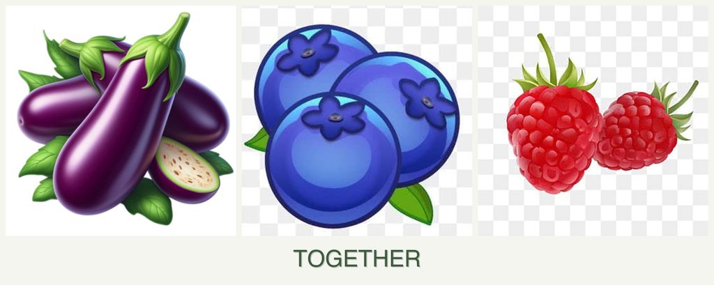Can you plant eggplant, blueberries and raspberries together?