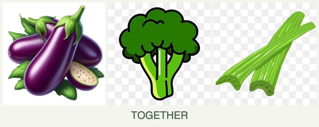 Can you plant eggplant, broccoli and celery together?