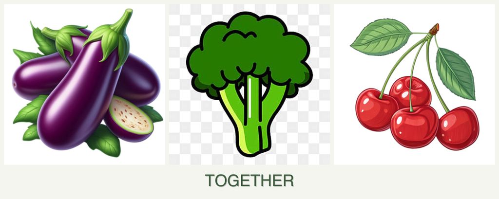 Can you plant eggplant, broccoli and cherries together?