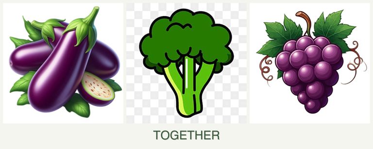 Can you plant eggplant, broccoli and grapes together?