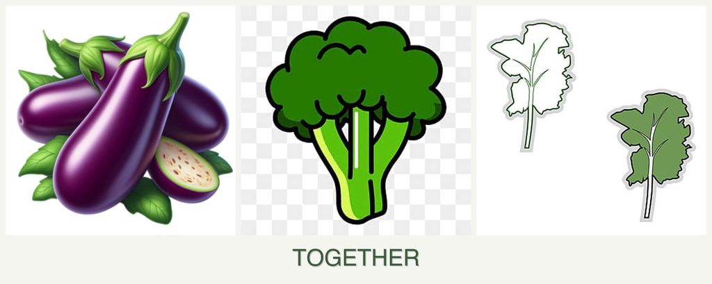 Can you plant eggplant, broccoli and kale together?