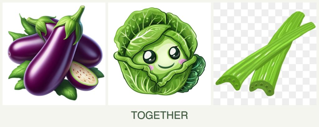 Can you plant eggplant, cabbage and celery together?