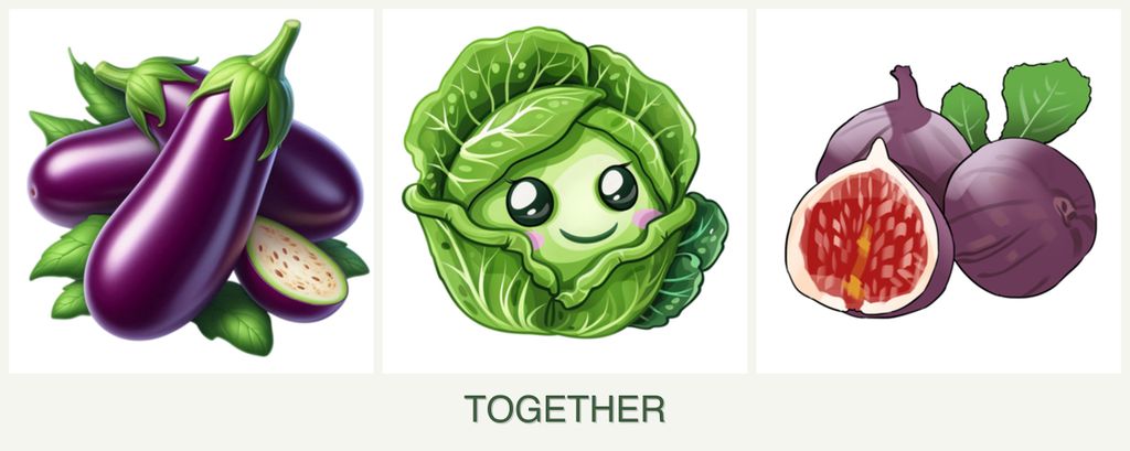 Can you plant eggplant, cabbage and figs together?