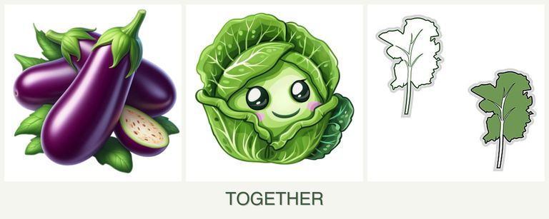 Can you plant eggplant, cabbage and kale together?