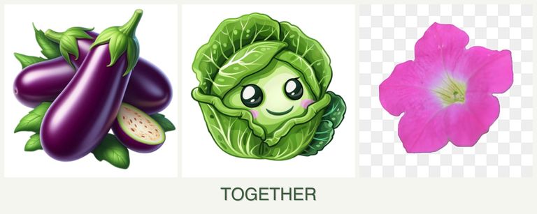Can you plant eggplant, cabbage and petunias together?