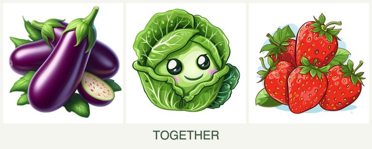 Can you plant eggplant, cabbage and strawberries together?