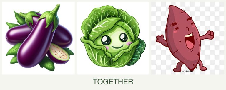 Can you plant eggplant, cabbage and sweet potatoes together?