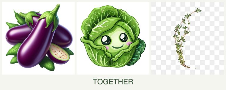 Can you plant eggplant, cabbage and thyme together?