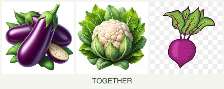 Can you plant eggplant, cauliflower and beets together?