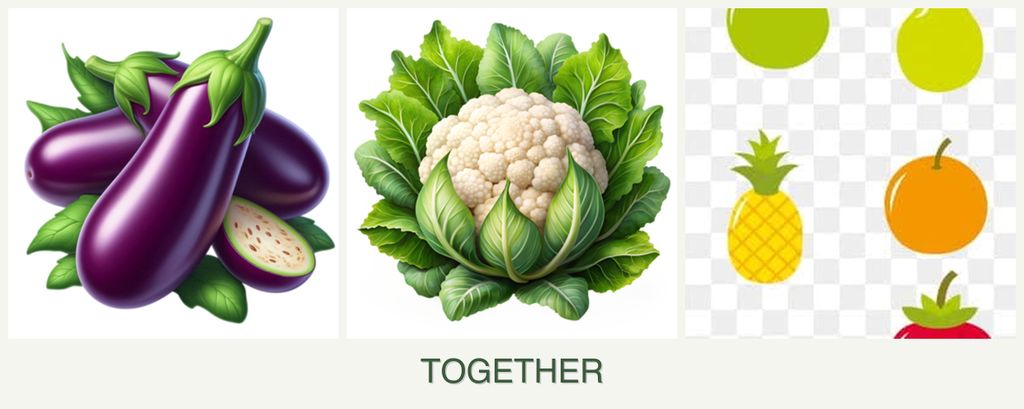 Can you plant eggplant, cauliflower and pears together?