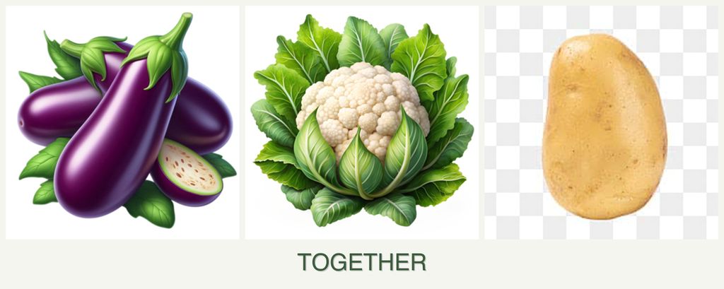 Can you plant eggplant, cauliflower and potatoes together?