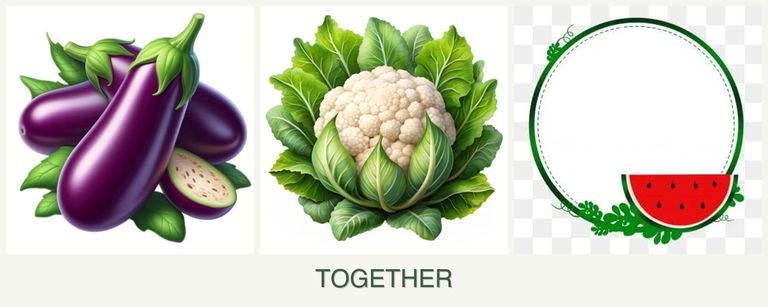 Can you plant eggplant, cauliflower and watermelons together?