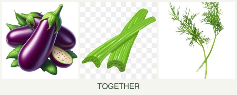 Can you plant eggplant, celery and dill together?