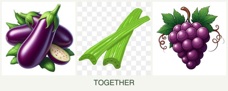 Can you plant eggplant, celery and grapes together?