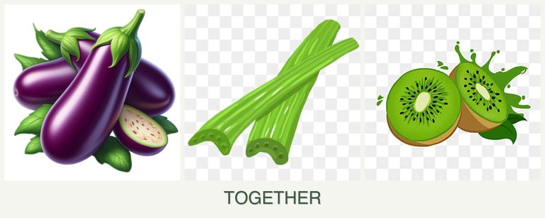 Can you plant eggplant, celery and kiwi together?
