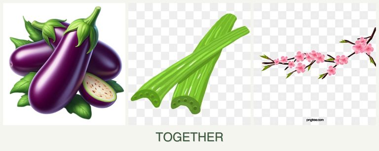 Can you plant eggplant, celery and peaches together?