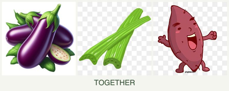 Can you plant eggplant, celery and sweet potatoes together?