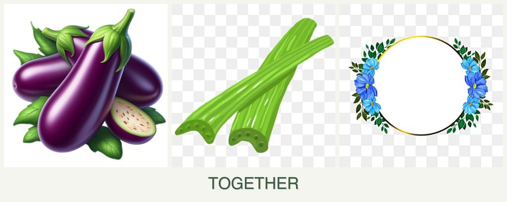 Can you plant eggplant, celery and zinnias together?