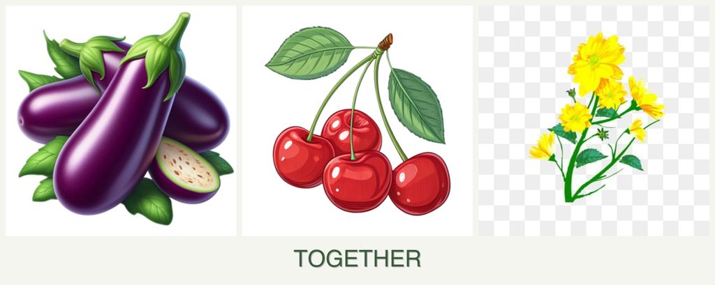 Can you plant eggplant, cherries and calendula together?