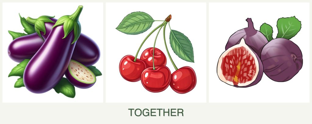 Can you plant eggplant, cherries and figs together?