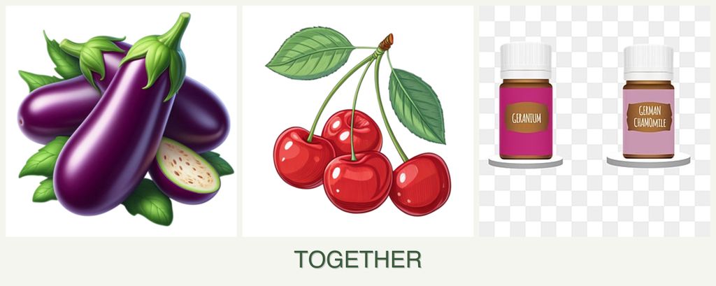 Can you plant eggplant, cherries and geraniums together?