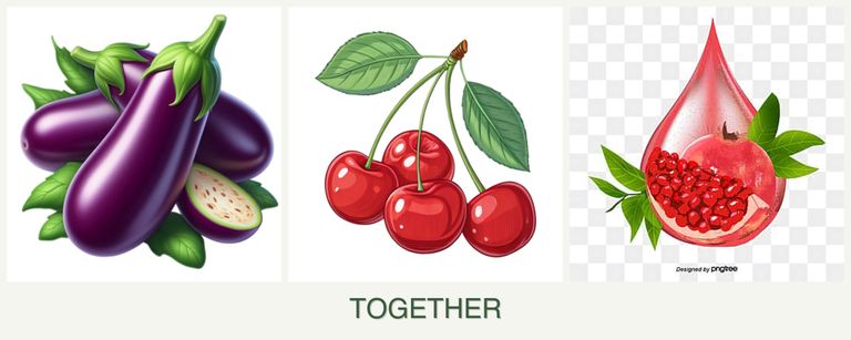 Can you plant eggplant, cherries and pomegranates together?