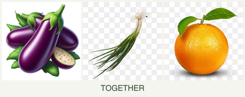 Can you plant eggplant, chives and oranges together?