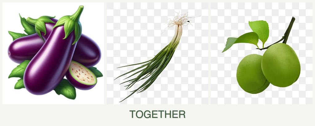 Can you plant eggplant, chives and plums together?