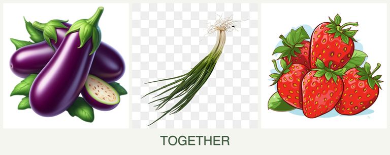 Can you plant eggplant, chives and strawberries together?