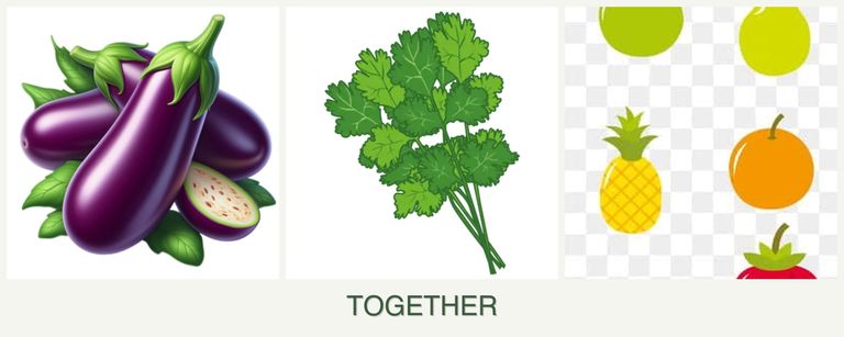 Can you plant eggplant, cilantro and pears together?