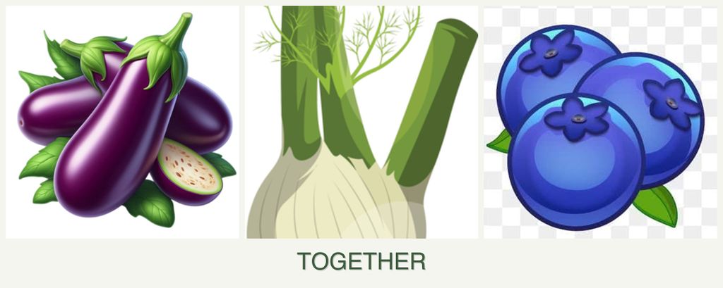 Can you plant eggplant, fennel and blueberries together?