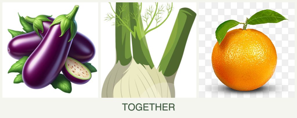 Can you plant eggplant, fennel and oranges together?