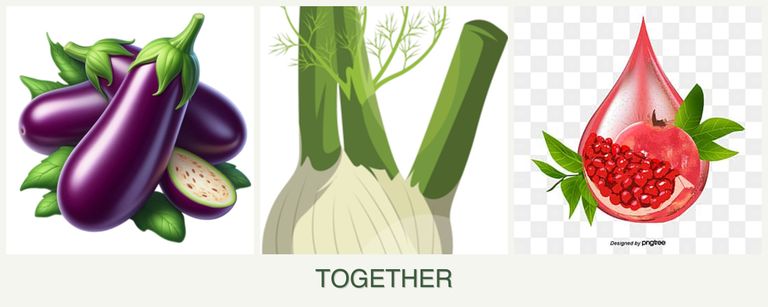 Can you plant eggplant, fennel and pomegranates together?