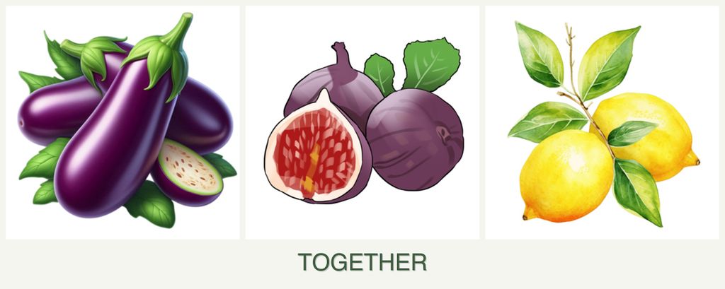 Can you plant eggplant, figs and lemons together?