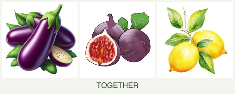 Can you plant eggplant, figs and lemons together?
