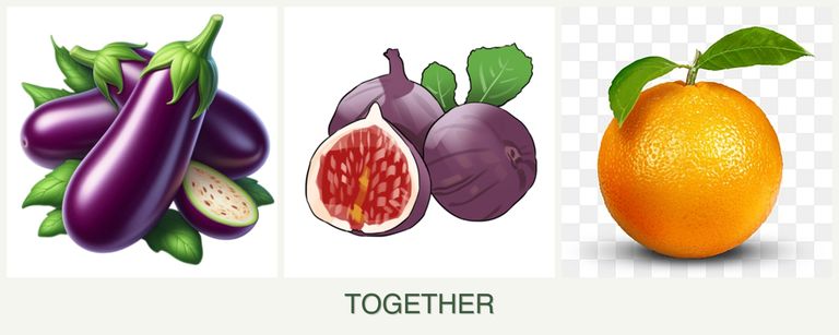 Can you plant eggplant, figs and oranges together?
