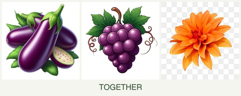 Can you plant eggplant, grapes and dahlias together?